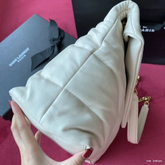 Repzbay REP LAMBSKIN YSL BAG IN MEDIUM PUFFER QUILTED 0802
